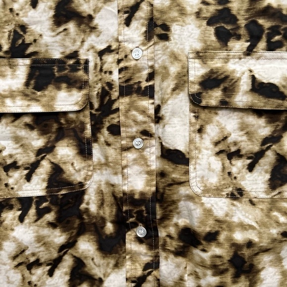 𝅺SAMSOE SAMSOE Tea Shirt Top in Camo Clay, Size M - Picture 15 of 15